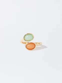 PARFOIS Basics|Kleider>Ring Mit Edelsteinen Blau