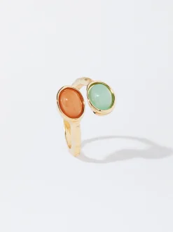 PARFOIS Basics|Kleider>Ring Mit Edelsteinen Blau