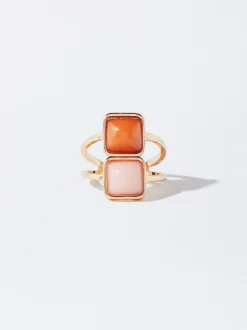 PARFOIS Basics|Hosen>Ring Mit Edelsteinen Mehrfarbig