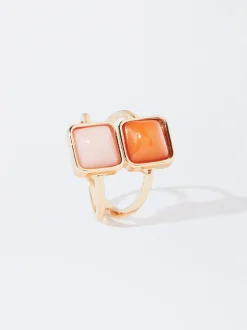 PARFOIS Basics|Hosen>Ring Mit Edelsteinen Mehrfarbig