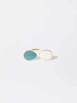 PARFOIS Basics|Hosen>Ring Mit Edelsteinen Mehrfarbig