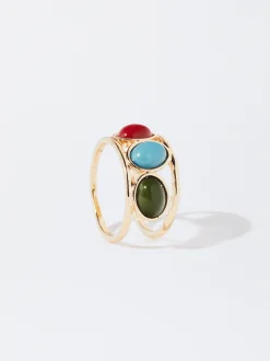 PARFOIS Basics|Hemden>Ring Mit Edelsteinen
