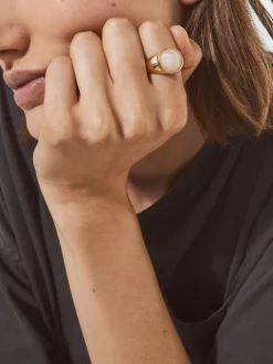 PARFOIS Basics|Hemden>Ring Mit Edelsteinen Rosa