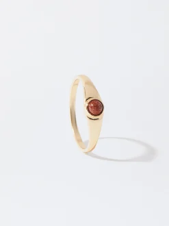 PARFOIS Basics|Tops und Shirts>Ring Mit Edelsteinen Blau