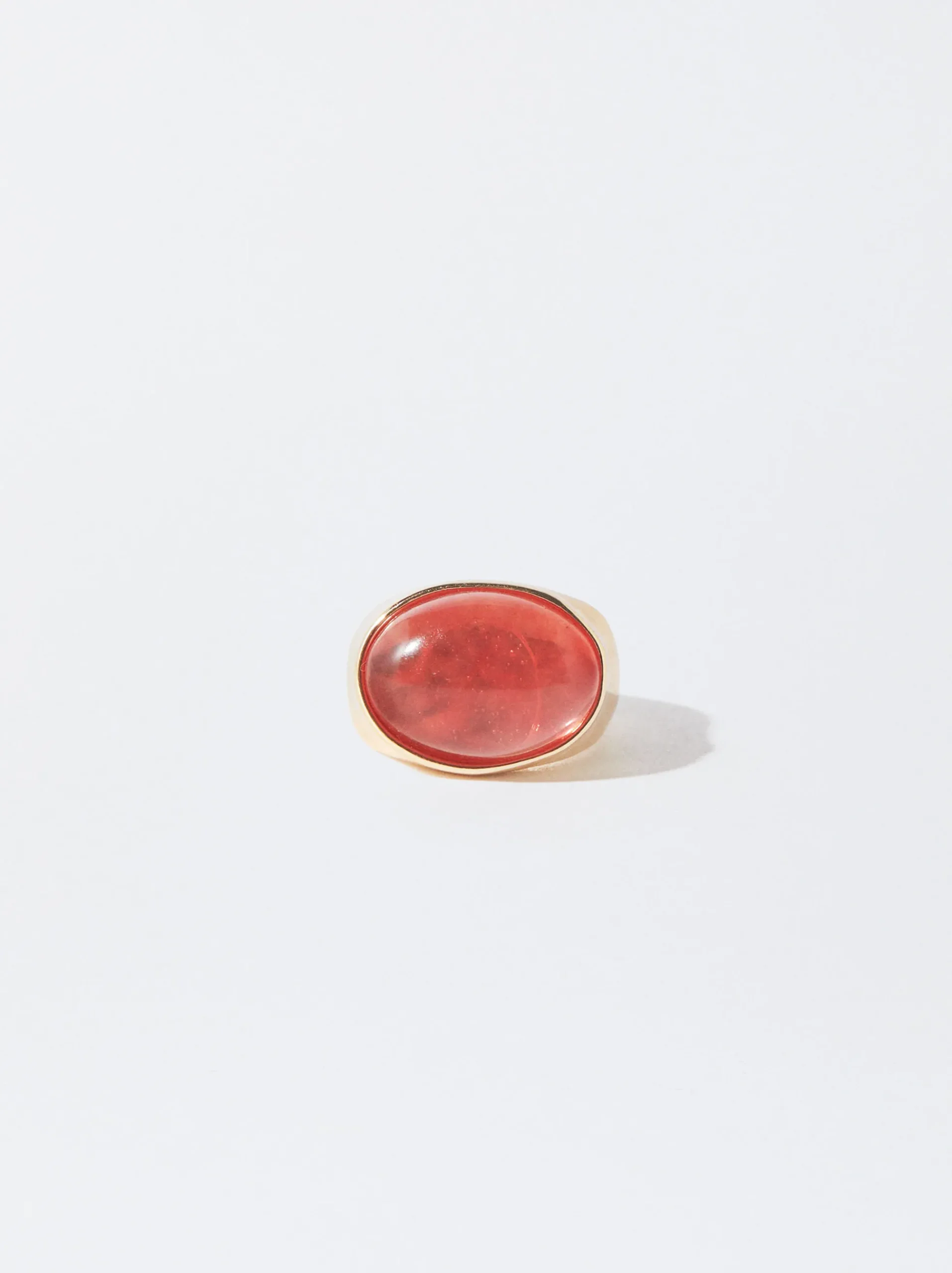 PARFOIS Basics|Tops und Shirts>Ring Mit Edelsteinen Orange