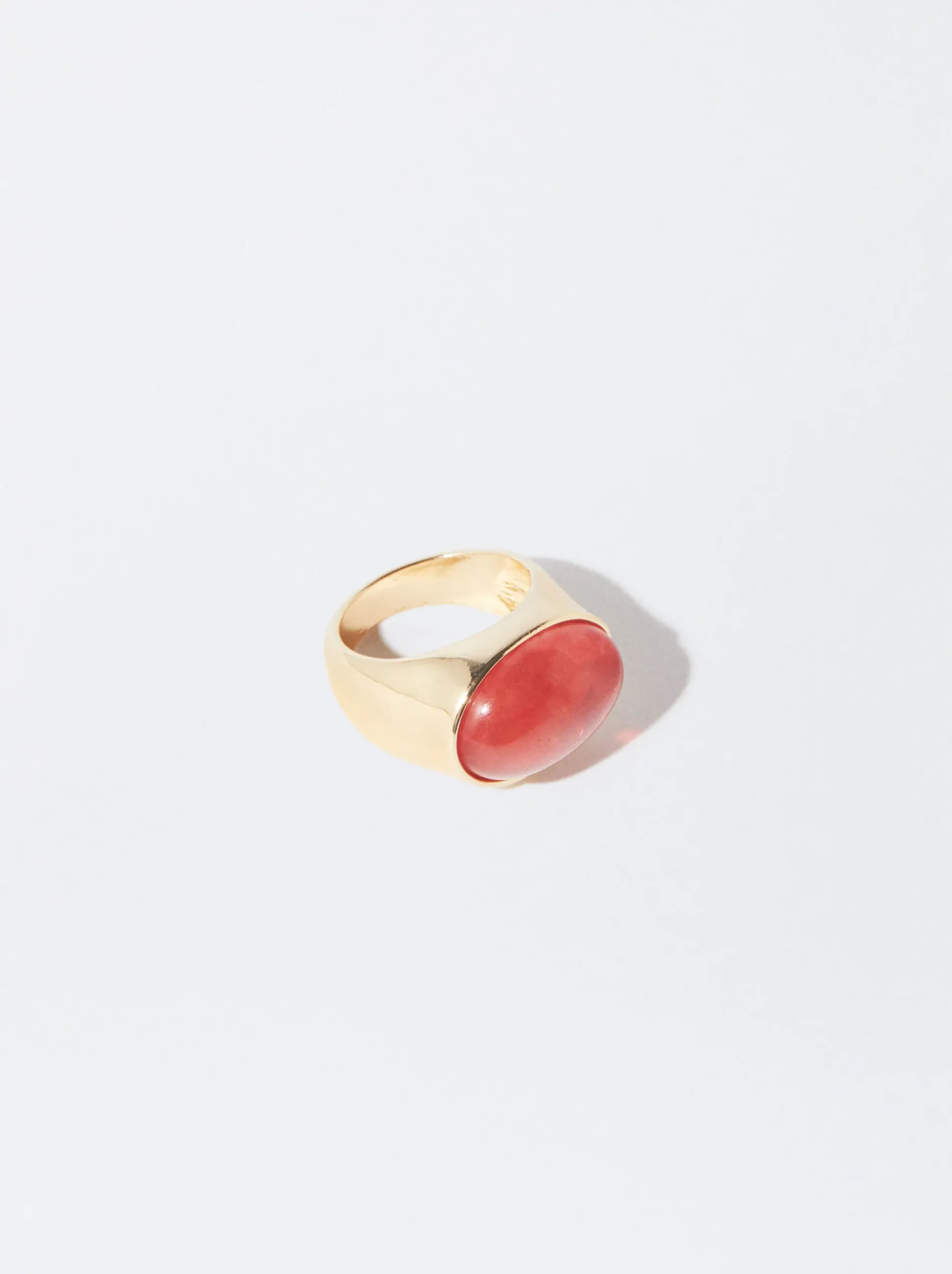 PARFOIS Basics|Tops und Shirts>Ring Mit Edelsteinen Orange