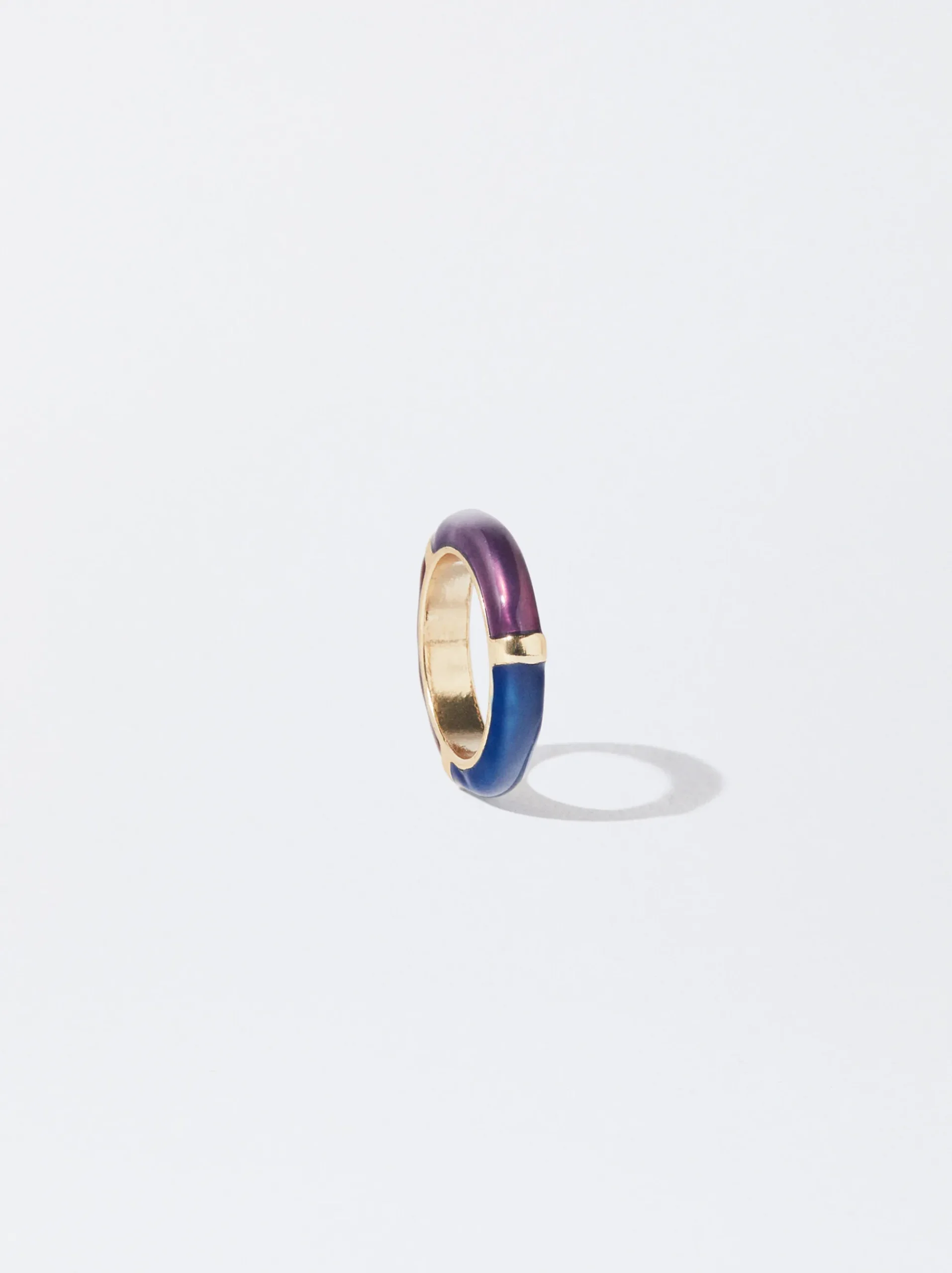 PARFOIS Basics|Strick>Ring Mit Harz Mehrfarbig