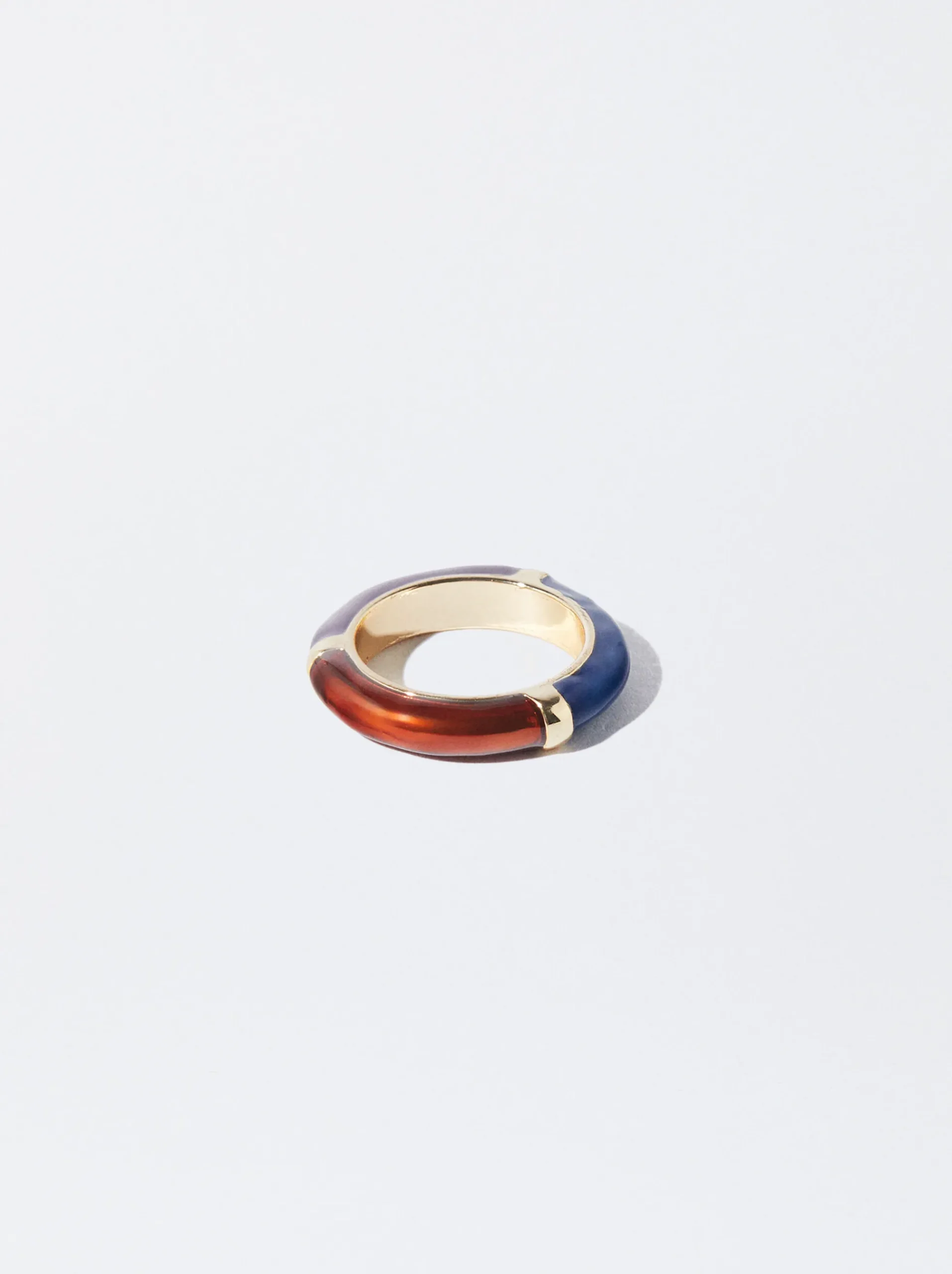 PARFOIS Basics|Strick>Ring Mit Harz Mehrfarbig