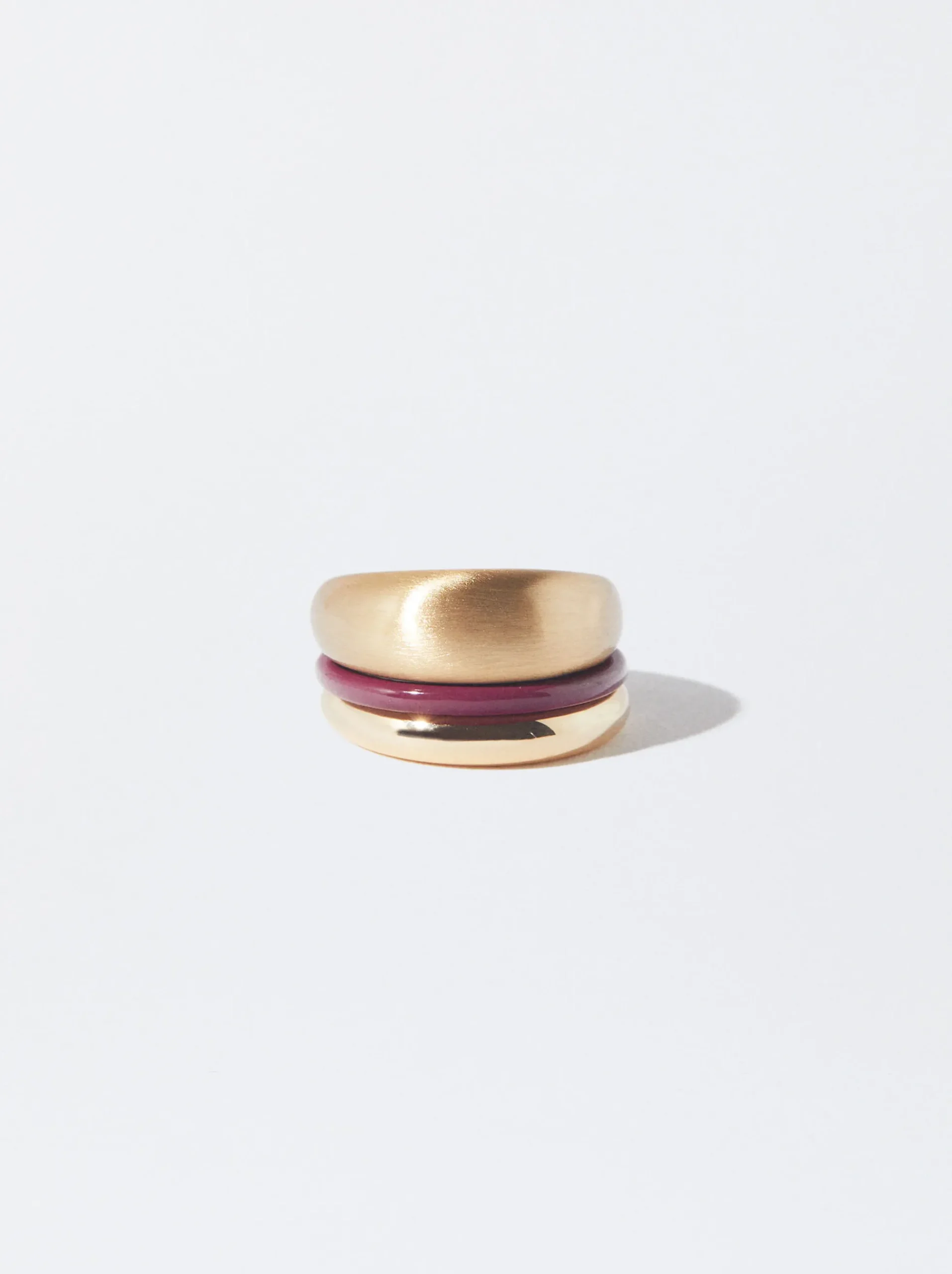 PARFOIS Basics|Hosen>Ring Mit Harz Bordeaux