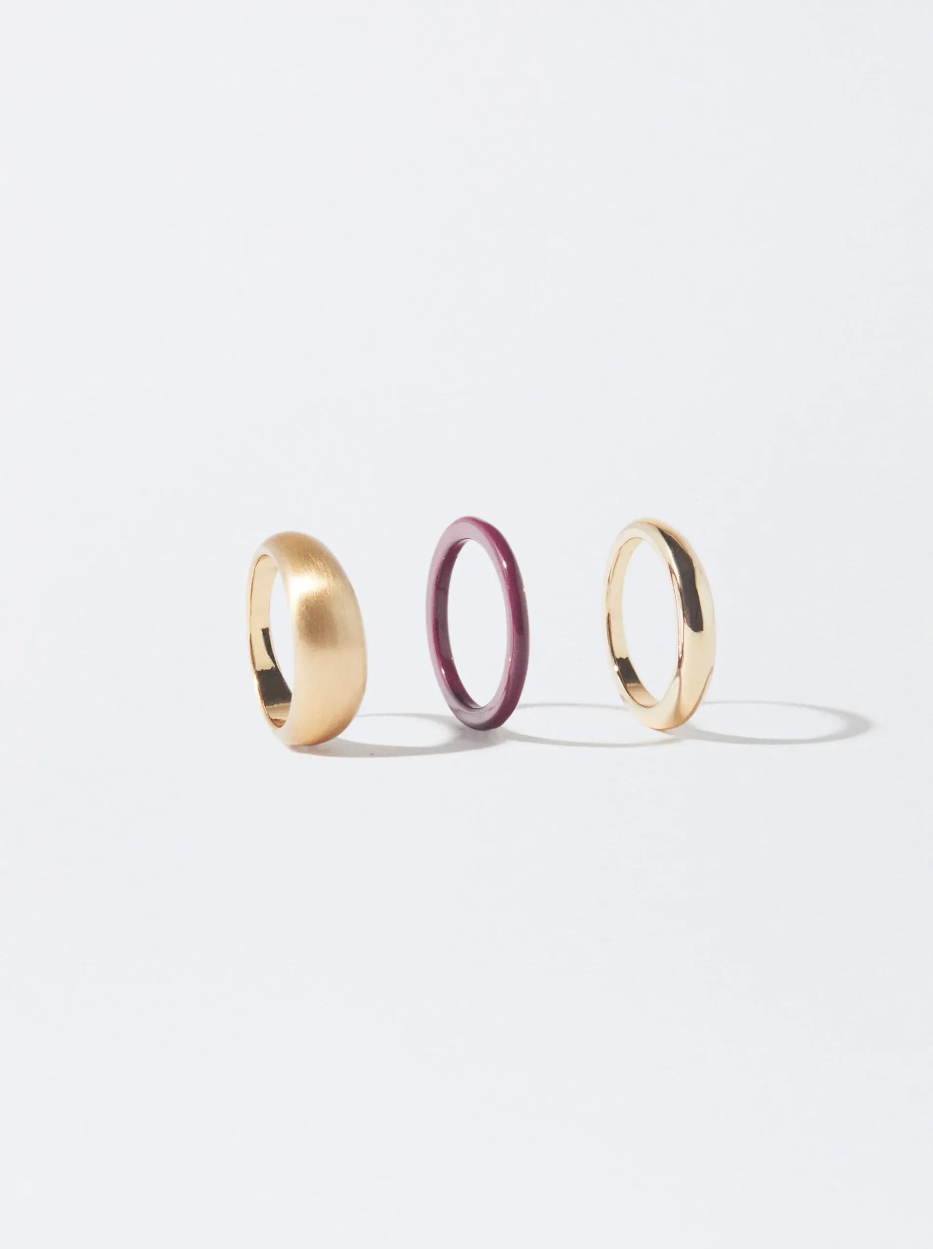 PARFOIS Basics|Hosen>Ring Mit Harz Bordeaux
