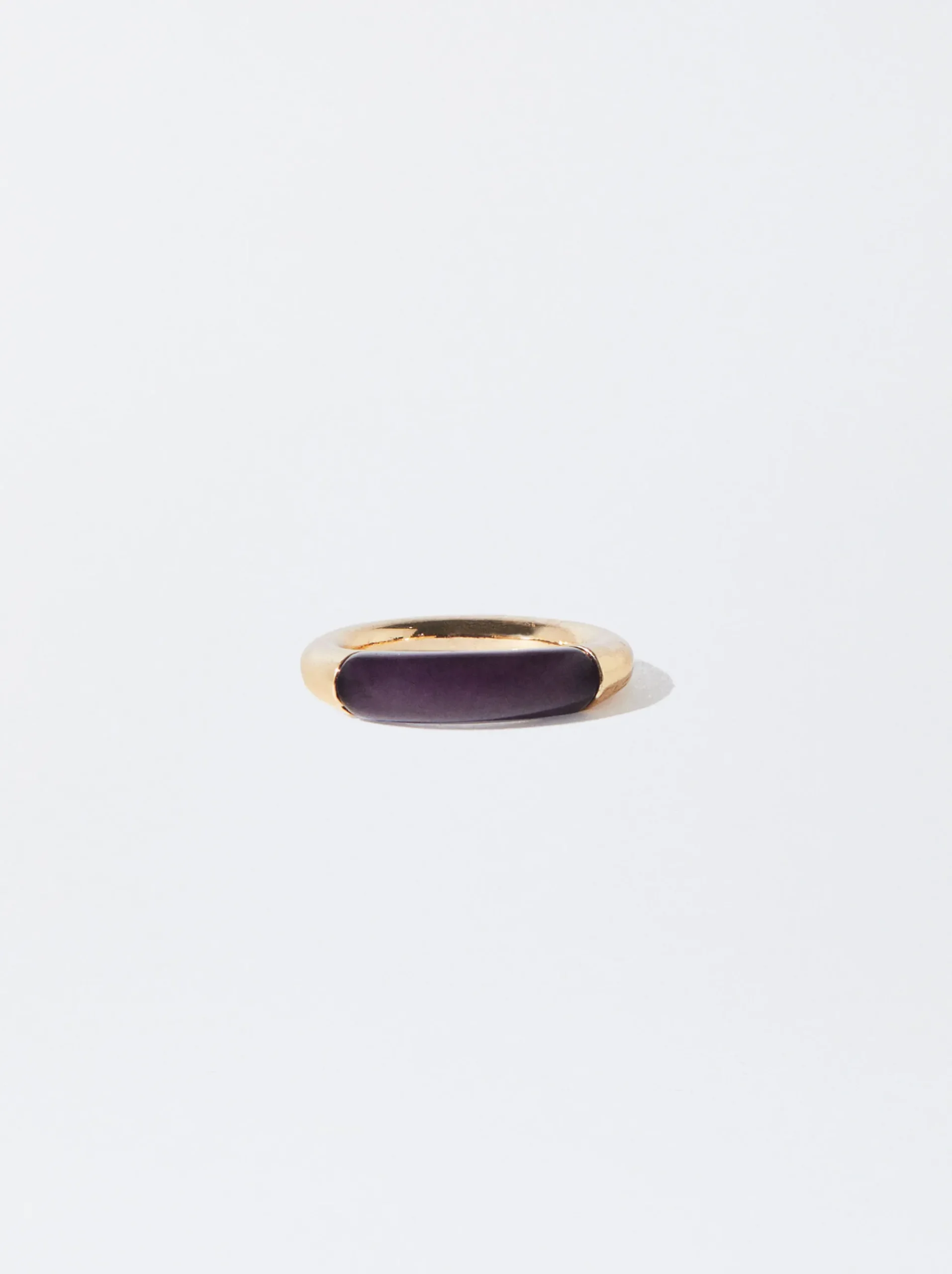 PARFOIS Basics|Hosen>Ring Mit Harz Violett