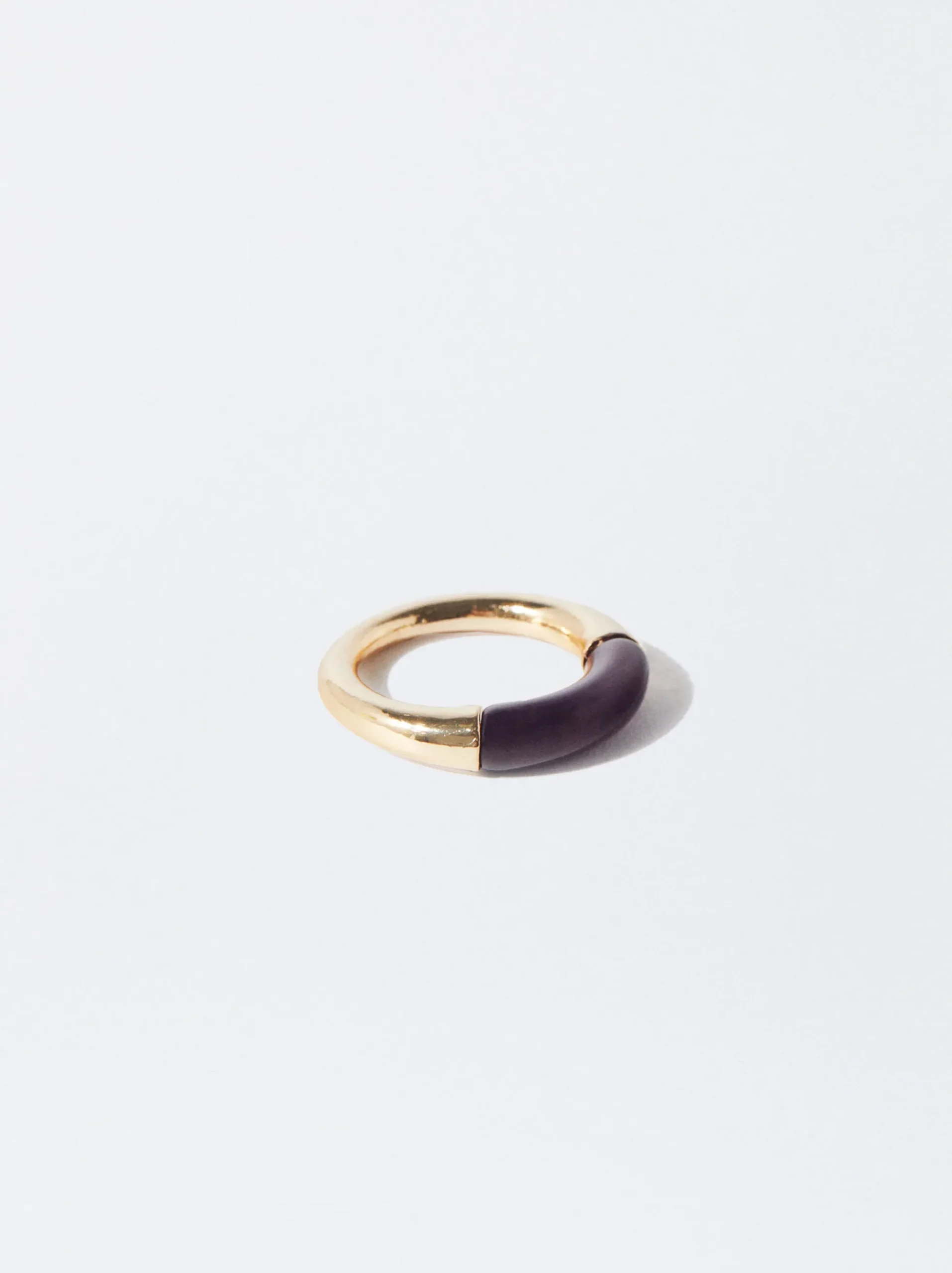 PARFOIS Basics|Hosen>Ring Mit Harz Violett