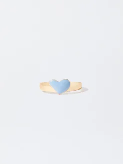 PARFOIS Basics|Hosen>Ring Mit Herz Orange