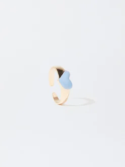 PARFOIS Basics|Hosen>Ring Mit Herz Orange