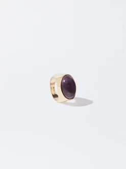 PARFOIS Basics|Hemden>Ring Mit Stein Violett