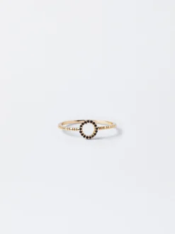 PARFOIS Basics|Strick>Ring Mit Zirkonia Schwarz