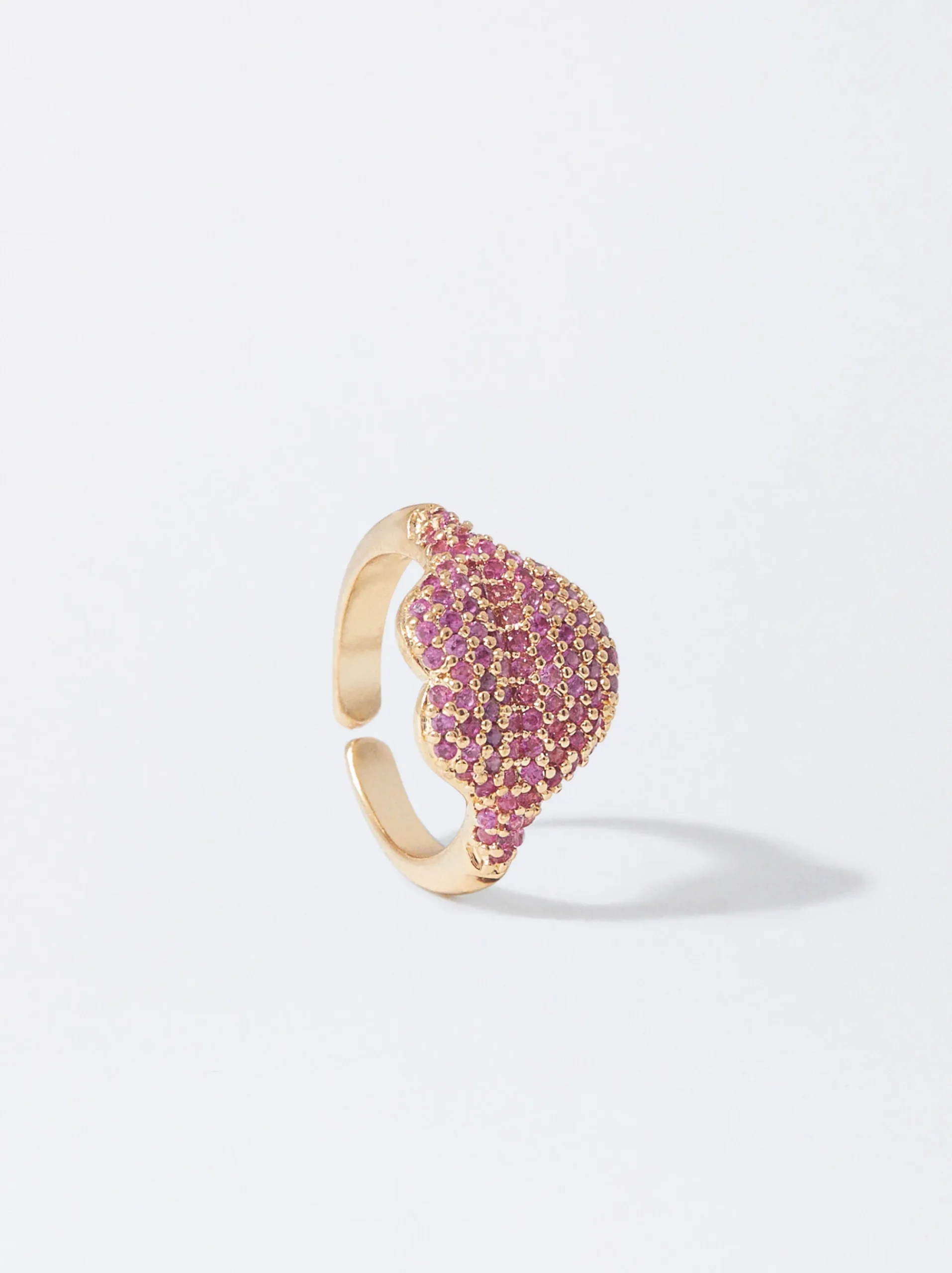 PARFOIS Basics|Hosen>Ring Mit Zirkonia Fuchsia