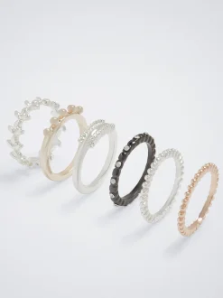 PARFOIS Basics|Hemden>Ringe-Set Mehrfarbig