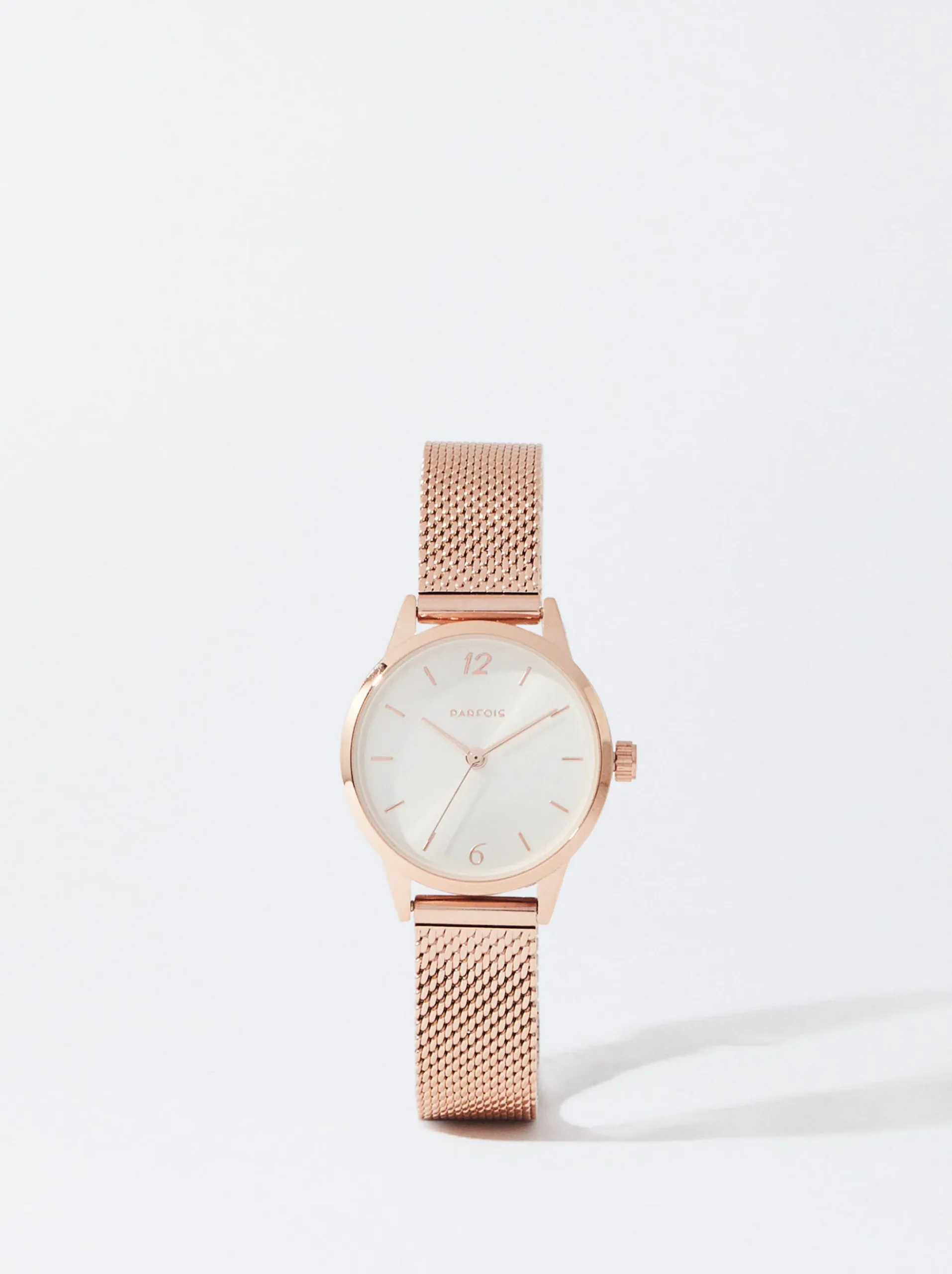 PARFOIS Flache Schuhe>Roségoldene Uhr Aus Stahl