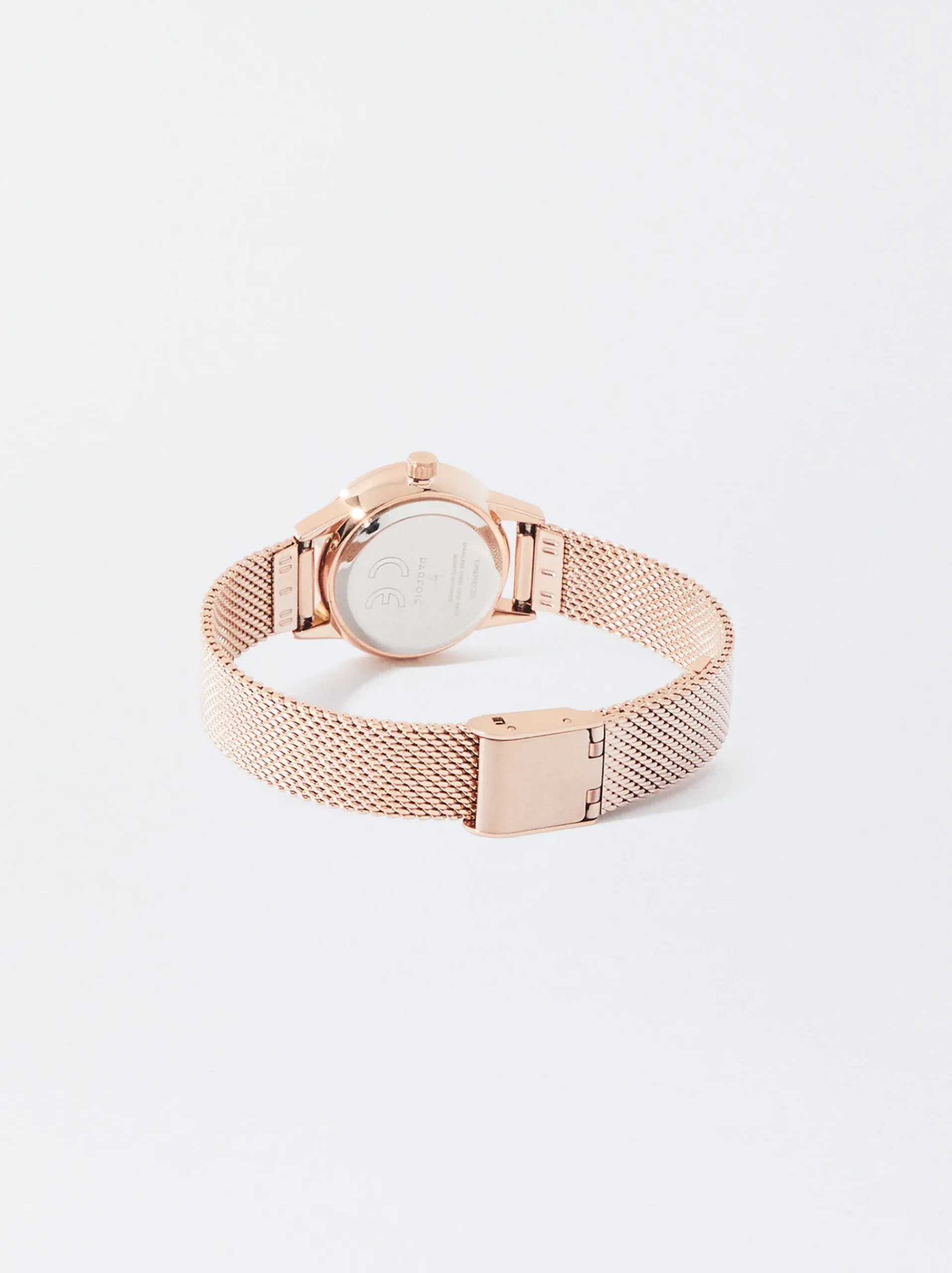 PARFOIS Flache Schuhe>Roségoldene Uhr Aus Stahl