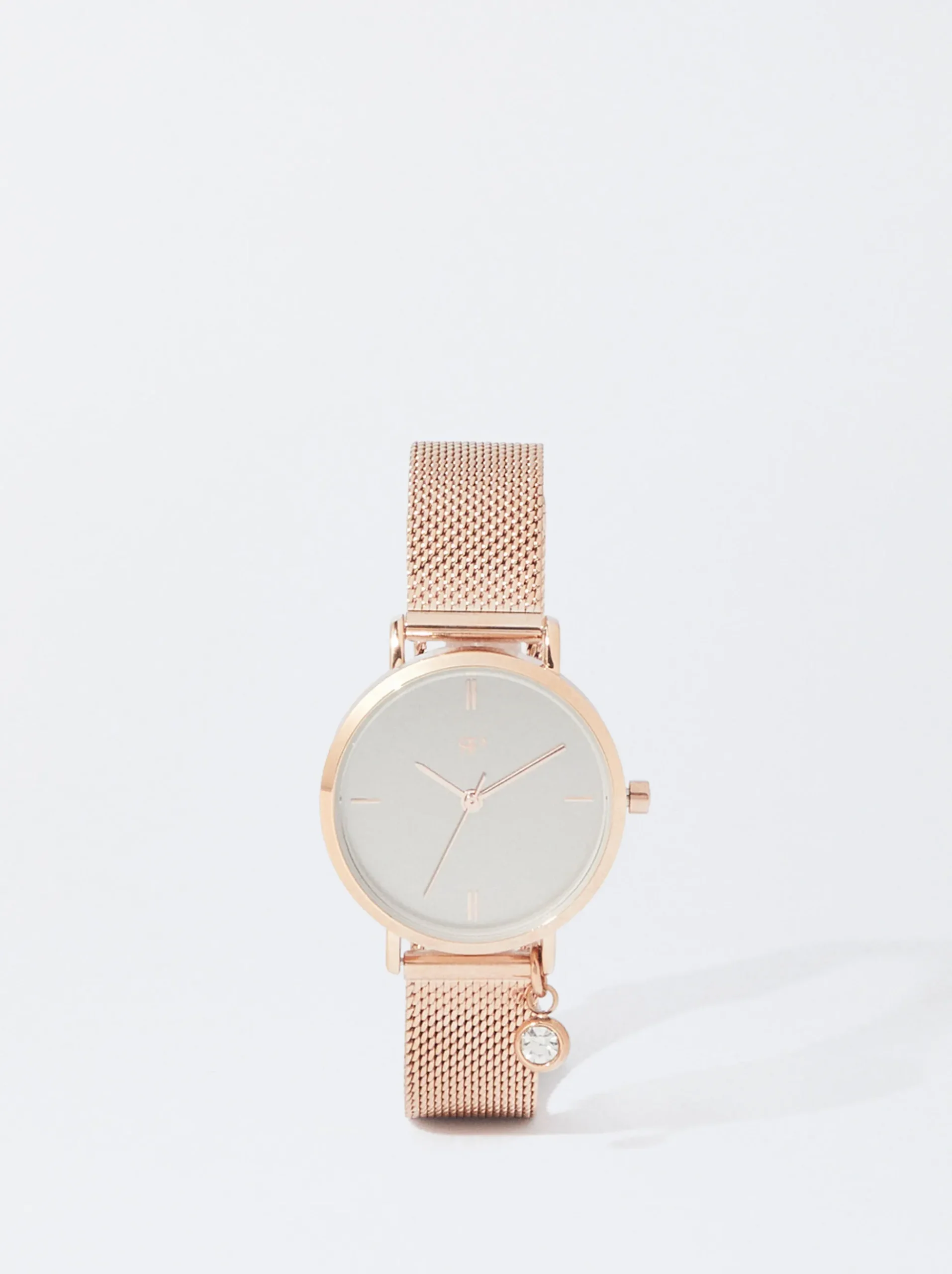 PARFOIS Flache Schuhe>Roségoldene Uhr Aus Stahl