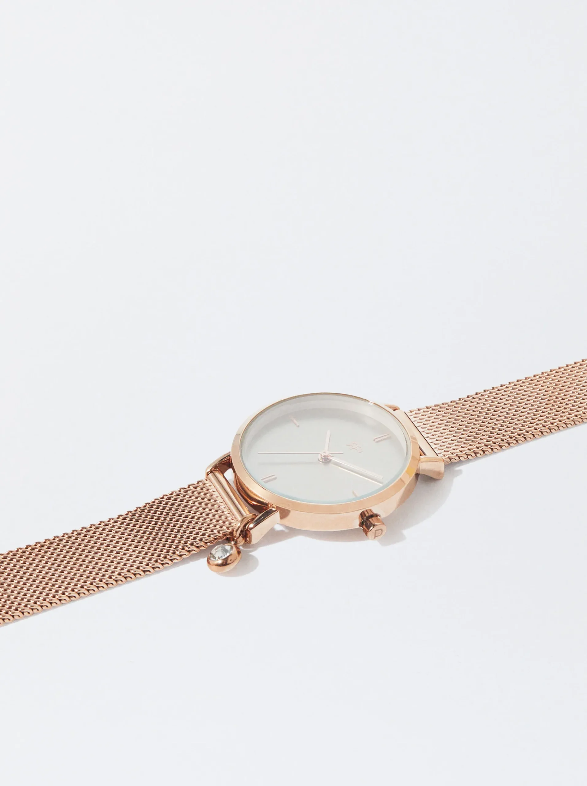 PARFOIS Flache Schuhe>Roségoldene Uhr Aus Stahl