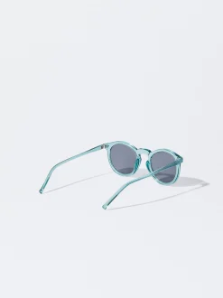 PARFOIS Kunststoff Sonnenbrille|Runde Sonnenbrille><noscript><img width=