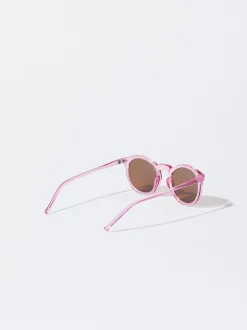 PARFOIS Kunststoff Sonnenbrille|Runde Sonnenbrille><noscript><img width=