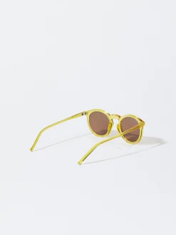 PARFOIS Kunststoff Sonnenbrille|Runde Sonnenbrille><noscript><img width=