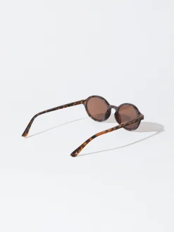 PARFOIS Kunststoff Sonnenbrille|Ovalem Sonnenbrille><noscript><img width=