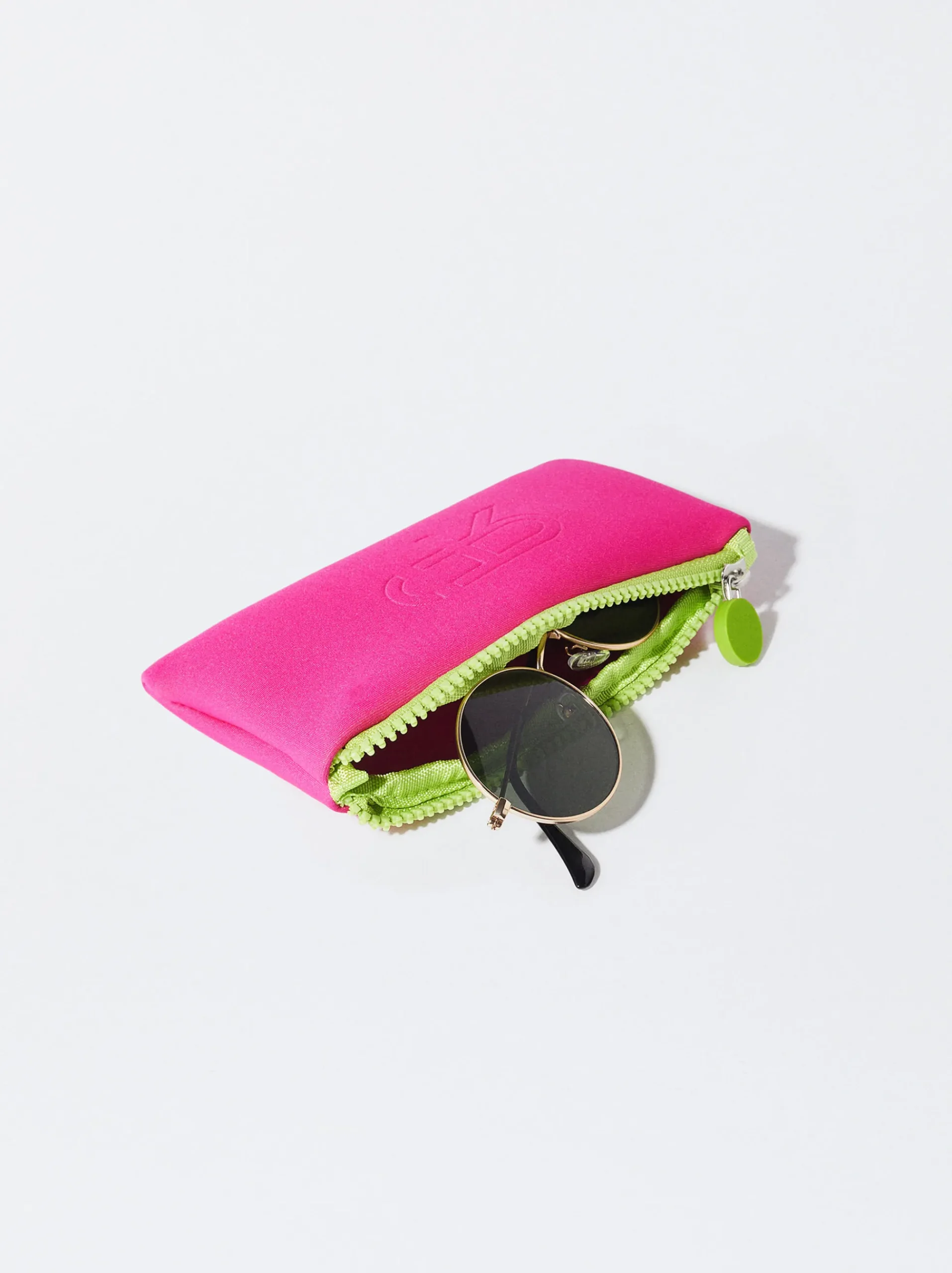 PARFOIS Schreibwaren NEW>Runde Sonnenbrille Mit Metallgestell Golden