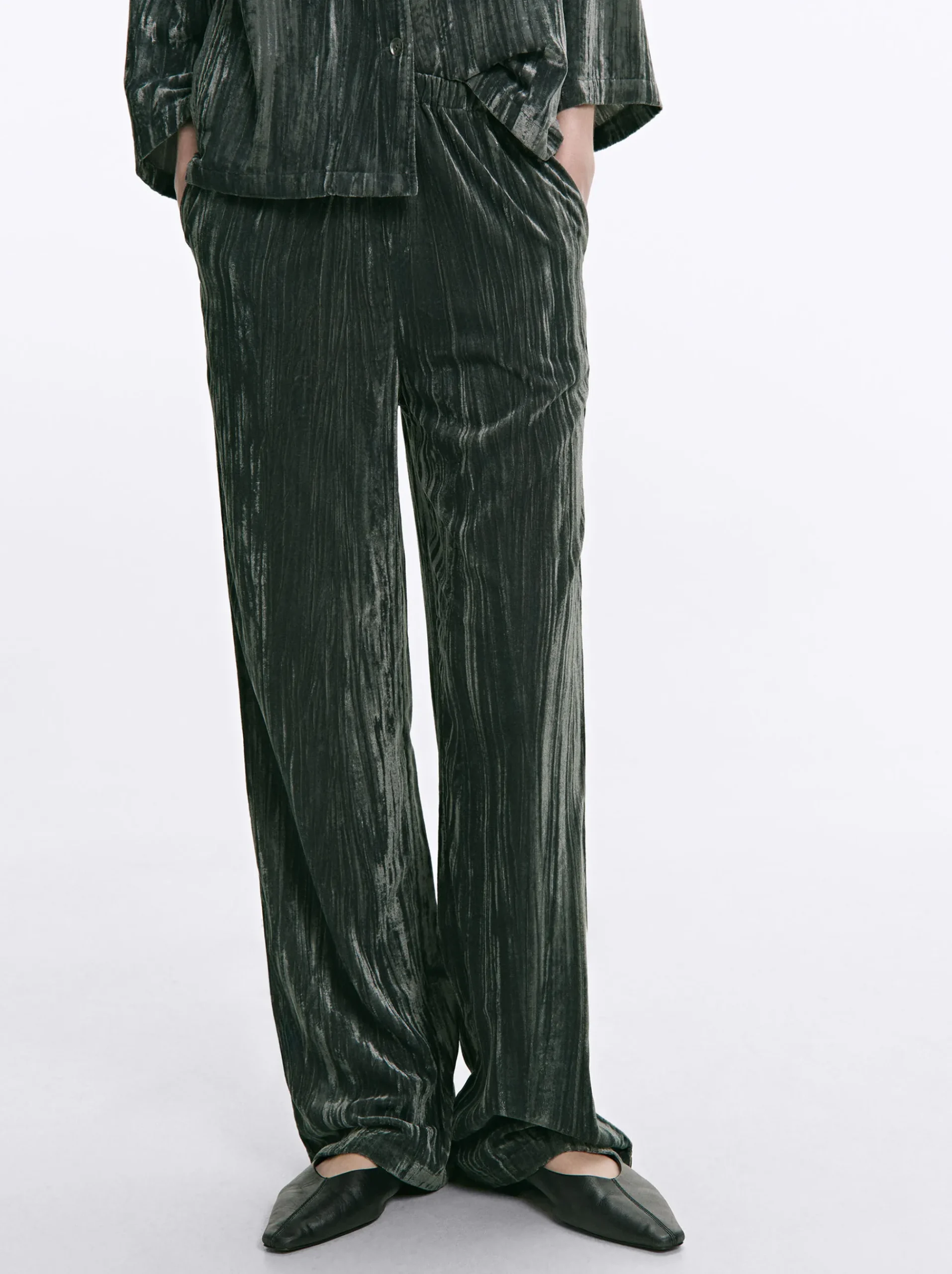 PARFOIS Schultertaschen>Samthose Grau