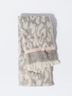 PARFOIS Schals|Schals>Schal Mit Animal-Jacquardmuster Rosa
