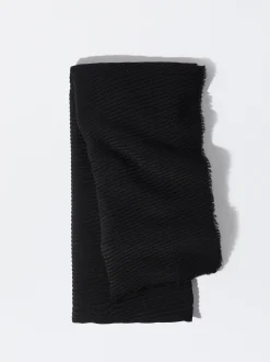 PARFOIS Basics>Schal Mit Falten Schwarz