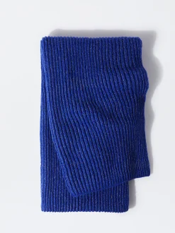 PARFOIS Mützen|Wollmützen>Schal Mit Lurex Blau
