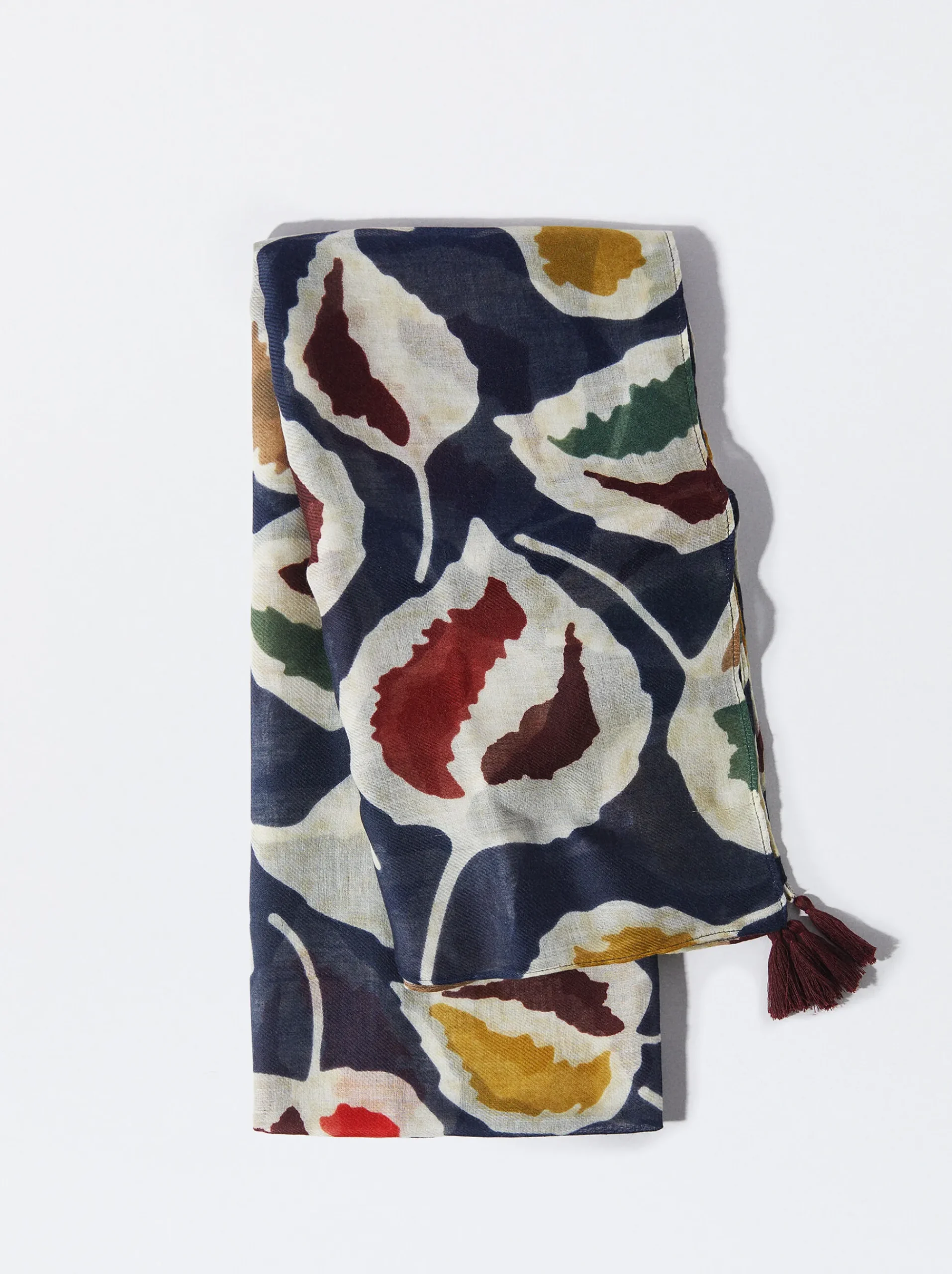 PARFOIS Printed>Schal Mit Print Marineblau