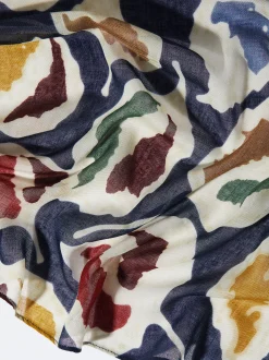 PARFOIS Printed>Schal Mit Print Marineblau