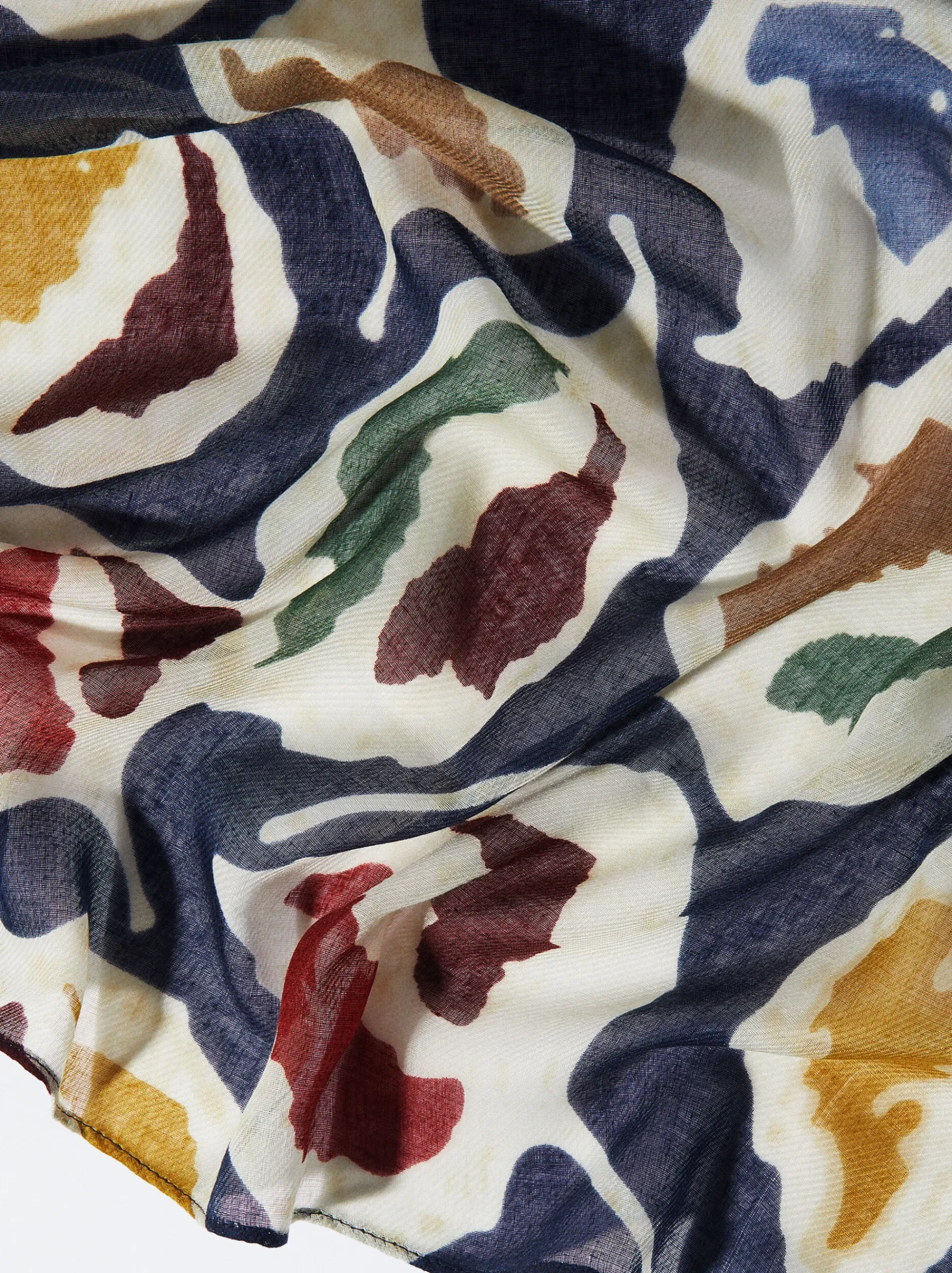 PARFOIS Printed>Schal Mit Print Marineblau