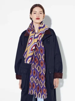 PARFOIS Mützen>Schal Mit Print Blau