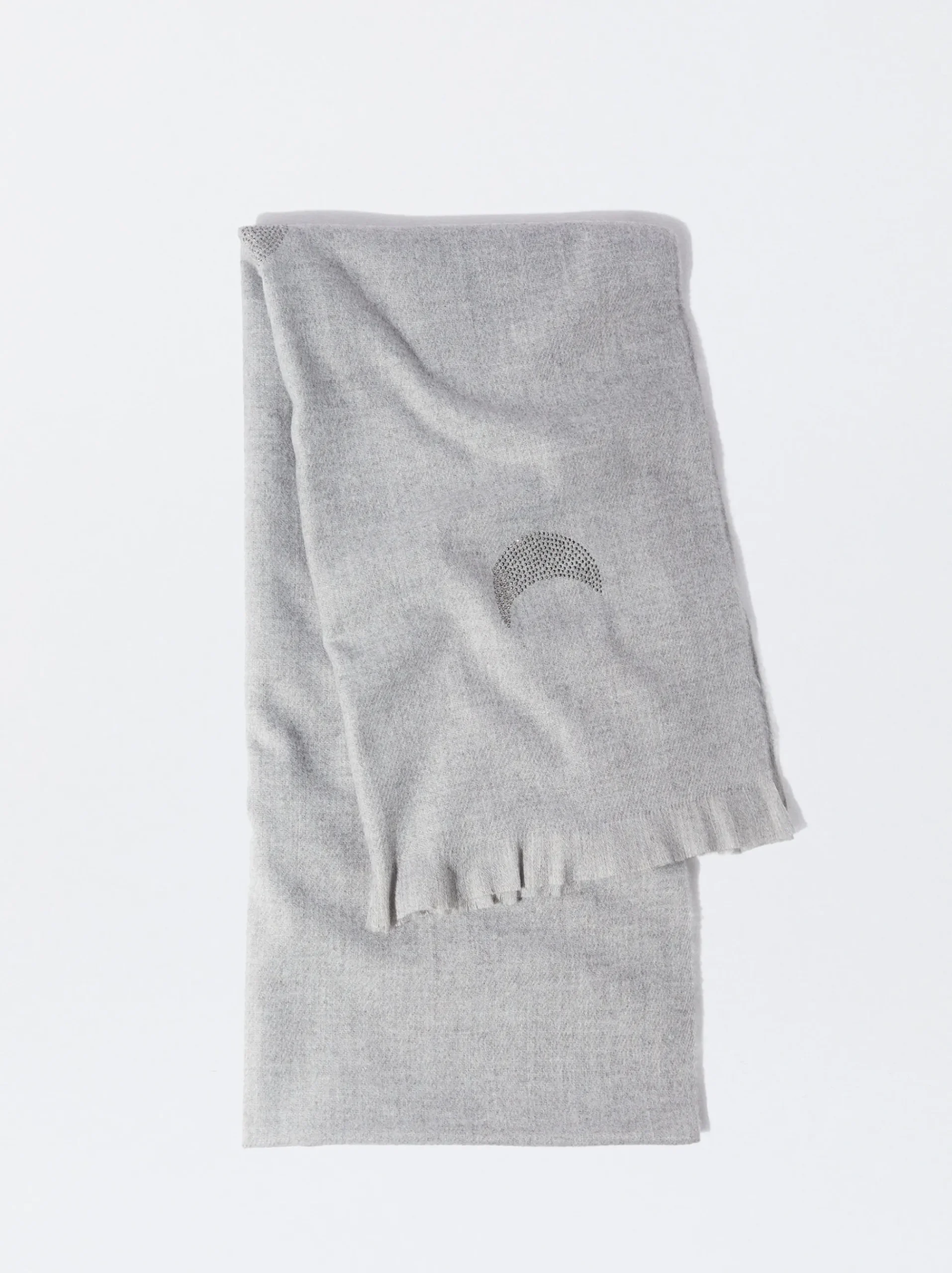 PARFOIS Schals|Schals>Schal Mit Strasssteinen Grau