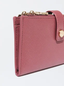 PARFOIS Silberfarbene Uhren>Schlichtes Portemonnaie Rosa