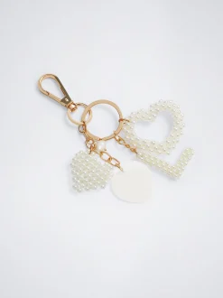 PARFOIS Schlüsselanhänger>Schl&uuml;sselanh&auml;nger Mit Herz Beige