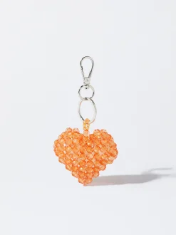 PARFOIS Schlüsselanhänger>Schlüsselanhänger Mit Herz Orange