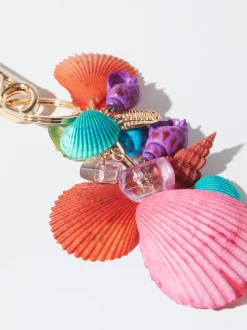 PARFOIS Schlüsselanhänger>Schl&uuml;sselanh&auml;nger Mit Muscheln Mehrfarbig