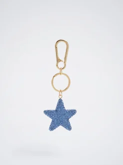 PARFOIS Schlüsselanhänger>Schl&uuml;sselanh&auml;nger Mit Stern Blau