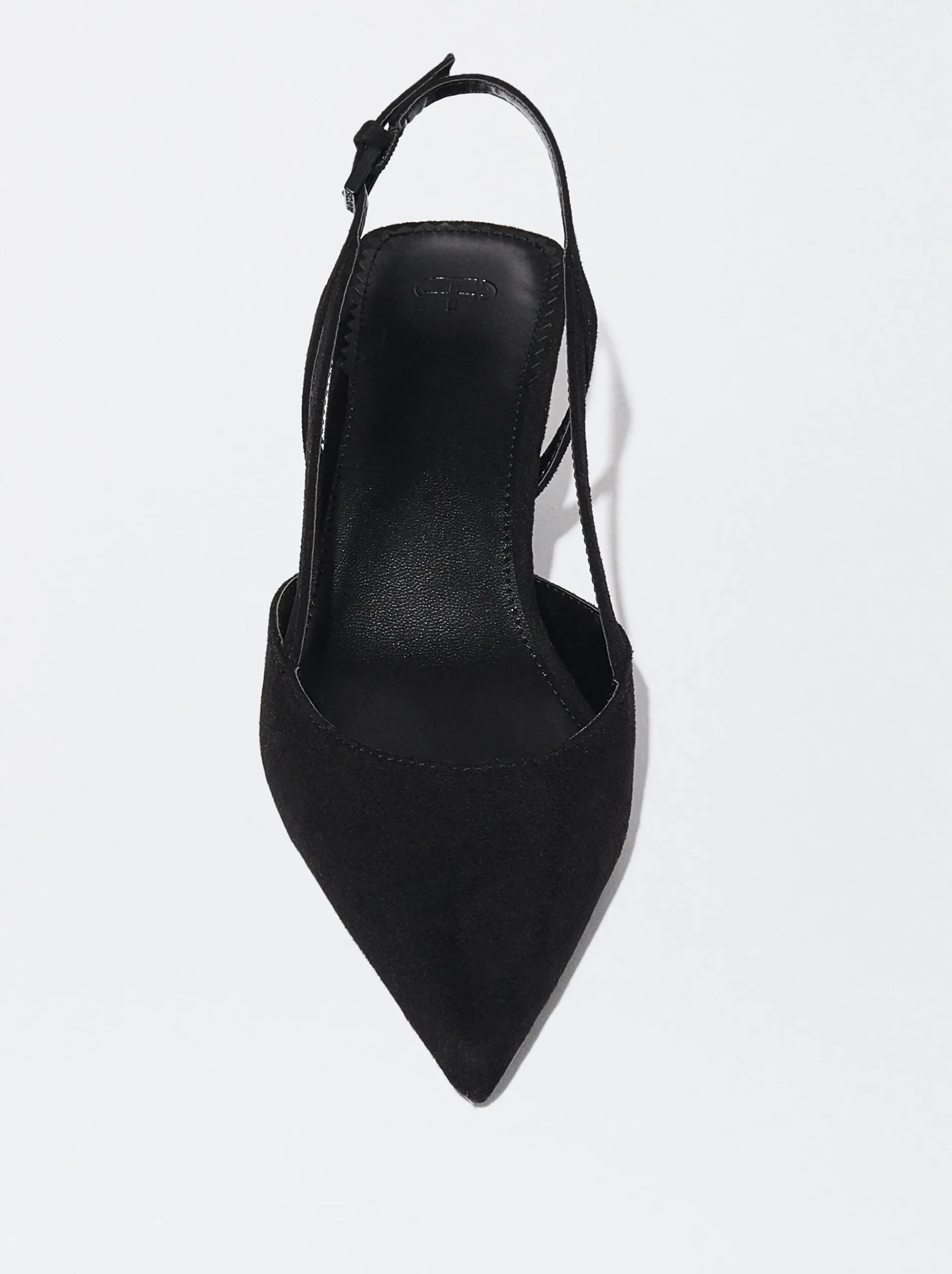 PARFOIS Raffinierter Modeschmuck|Kurze Ohrringe>Schuh Mit Slingback-Absatz Schwarz