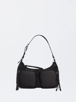 PARFOIS Basics|Lunchpaket>Schultertasche Mit Außentasche Schwarz
