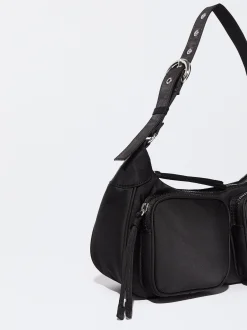 PARFOIS Basics|Lunchpaket>Schultertasche Mit Au&szlig;entasche Schwarz