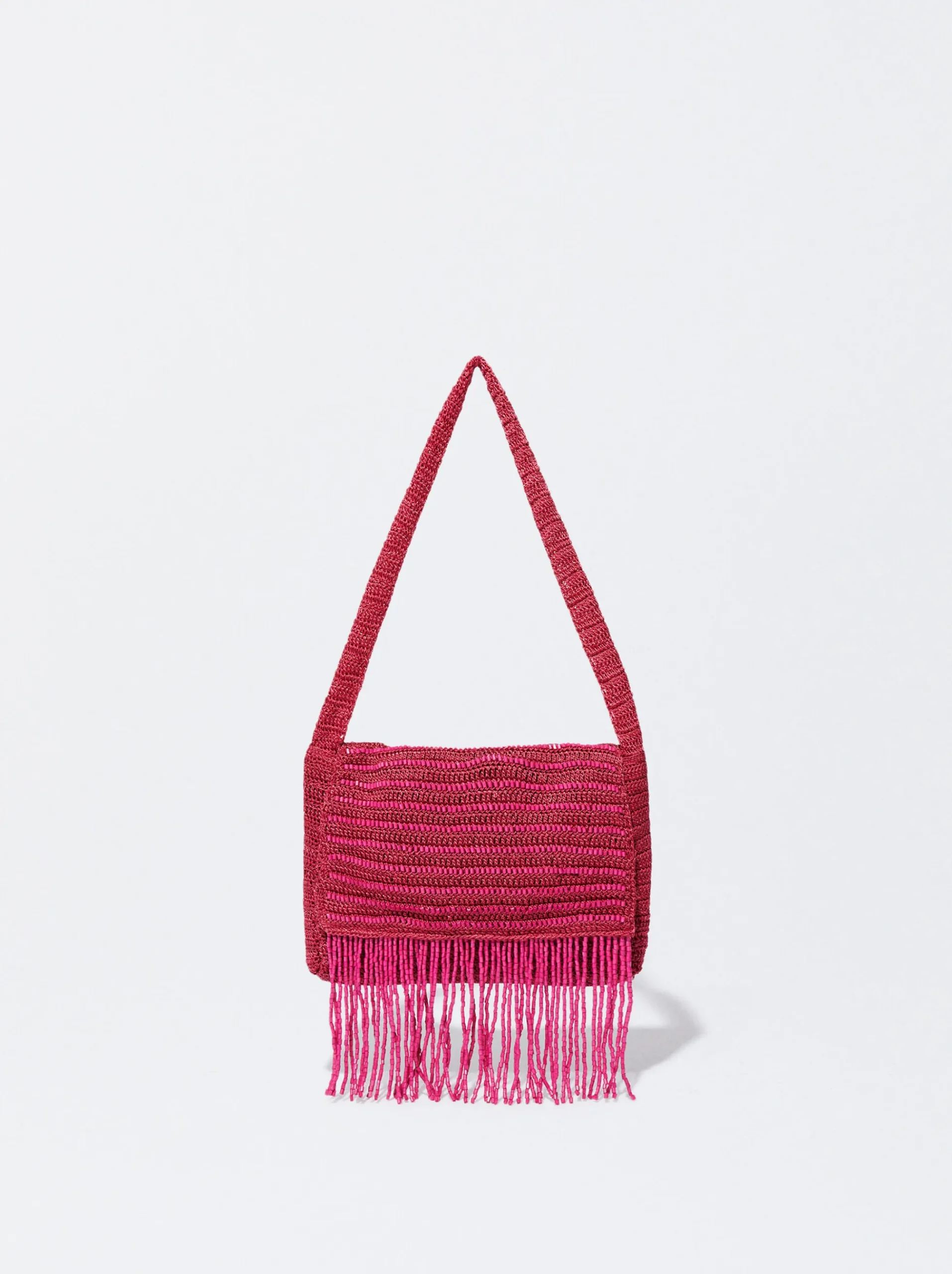 PARFOIS Blazer und Mäntel>Schultertasche Mit Fransen Rosa