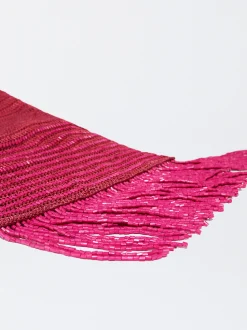 PARFOIS Blazer und Mäntel>Schultertasche Mit Fransen Rosa